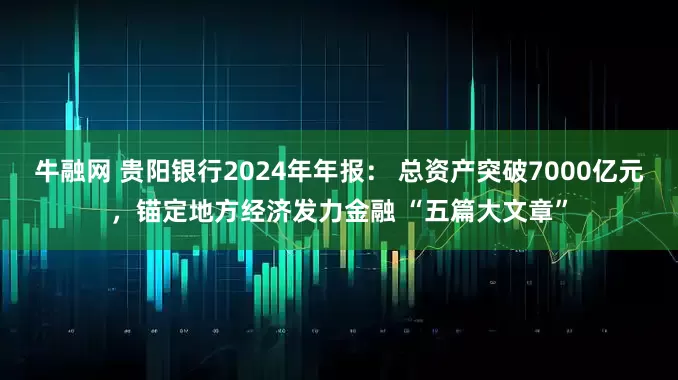 牛融网 贵阳银行2024年年报： 总资产突破7000亿元，锚定地方经济发力金融 “五篇大文章”